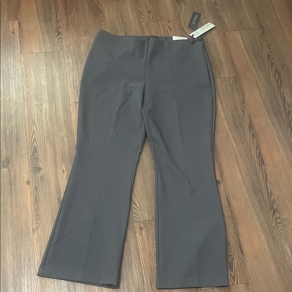 RACHEL ZOE Flare Leg Slim Up top gray pants,sz.16!NWT - Picture 2 of 7